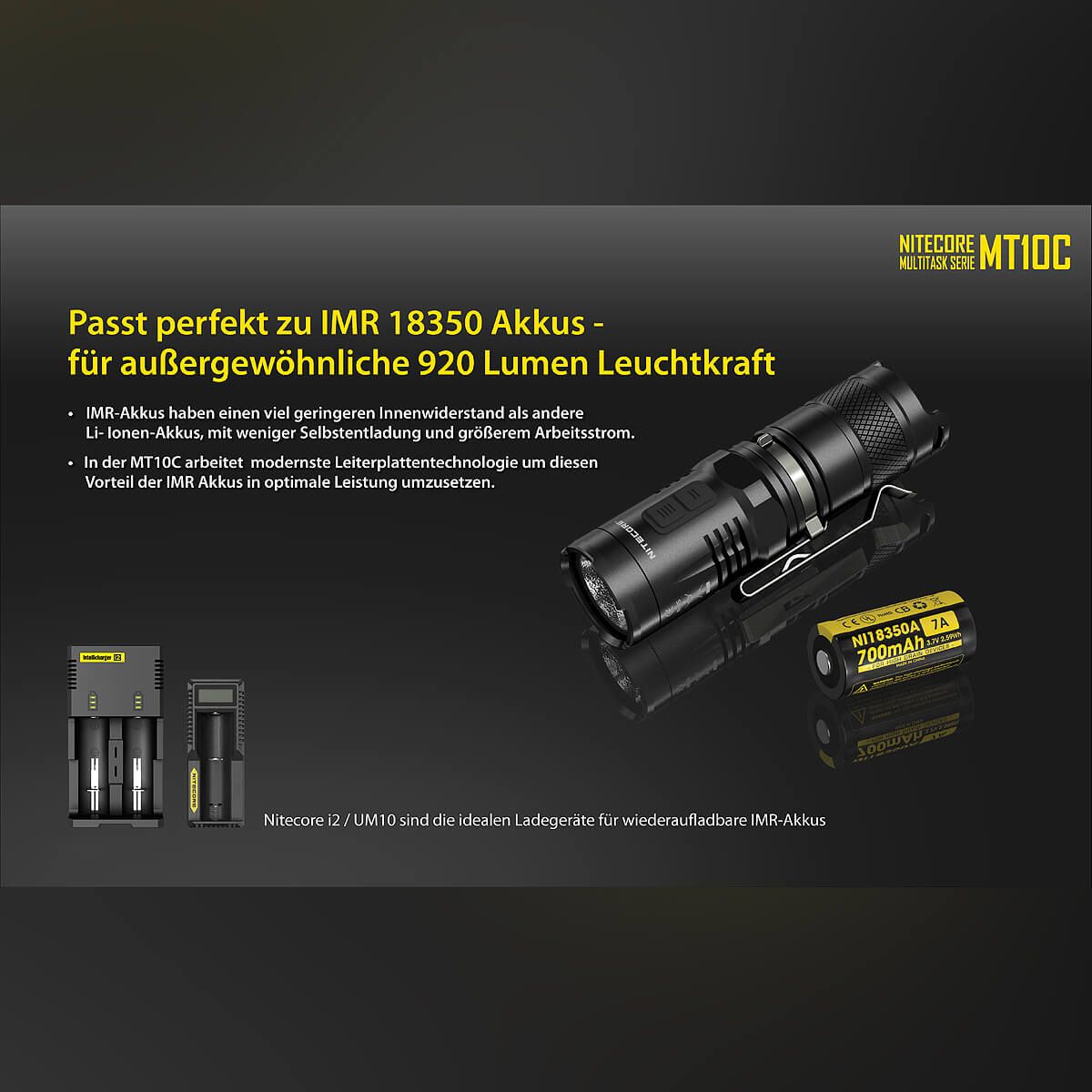 LED Taschenlampe MT10C
