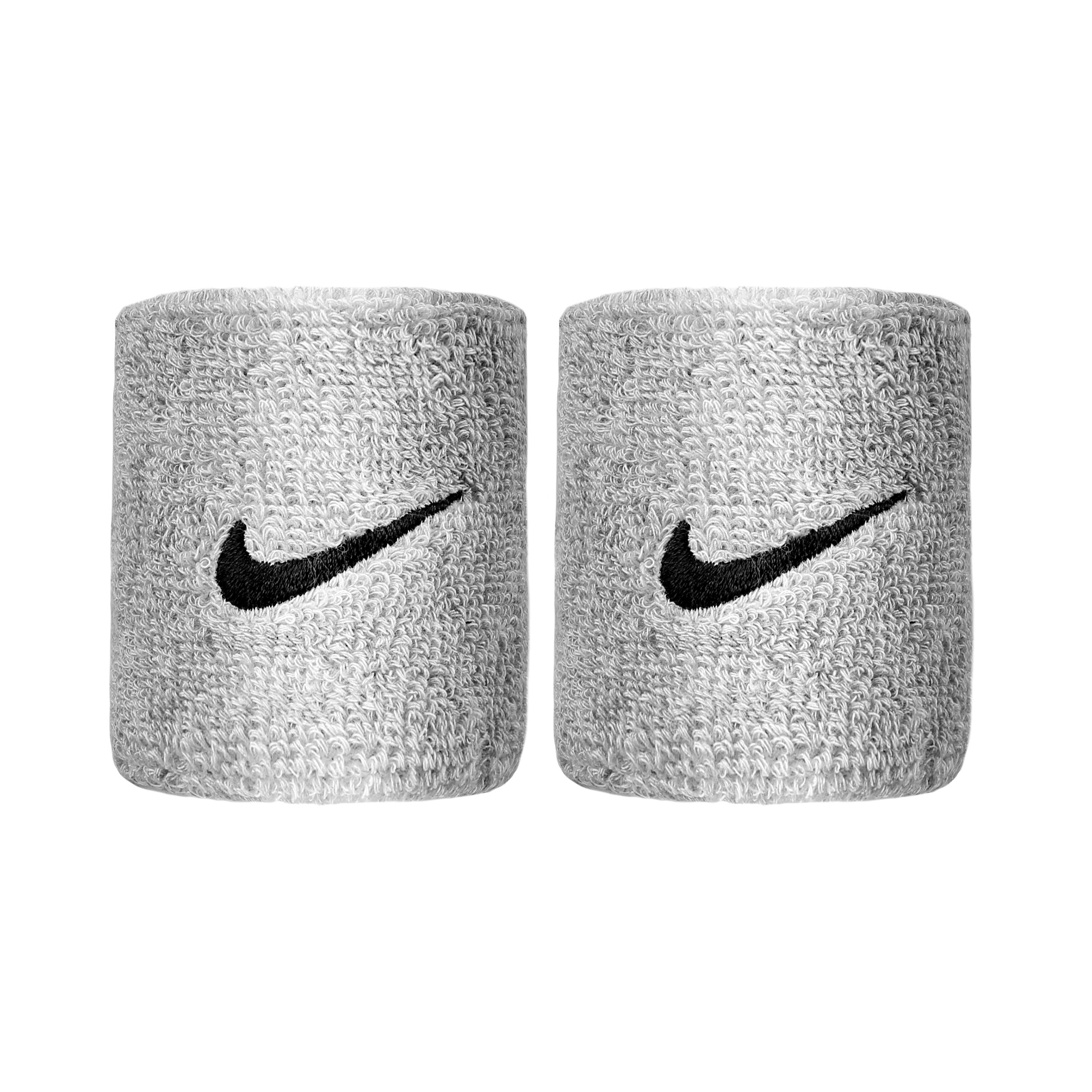 Swoosh Schweißband 2er Pack - Hellgrau, Schwarz
