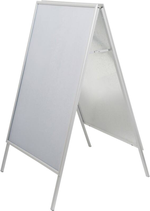 Maul MAULpublic Kundenstopper Aluminium Silber DIN A0