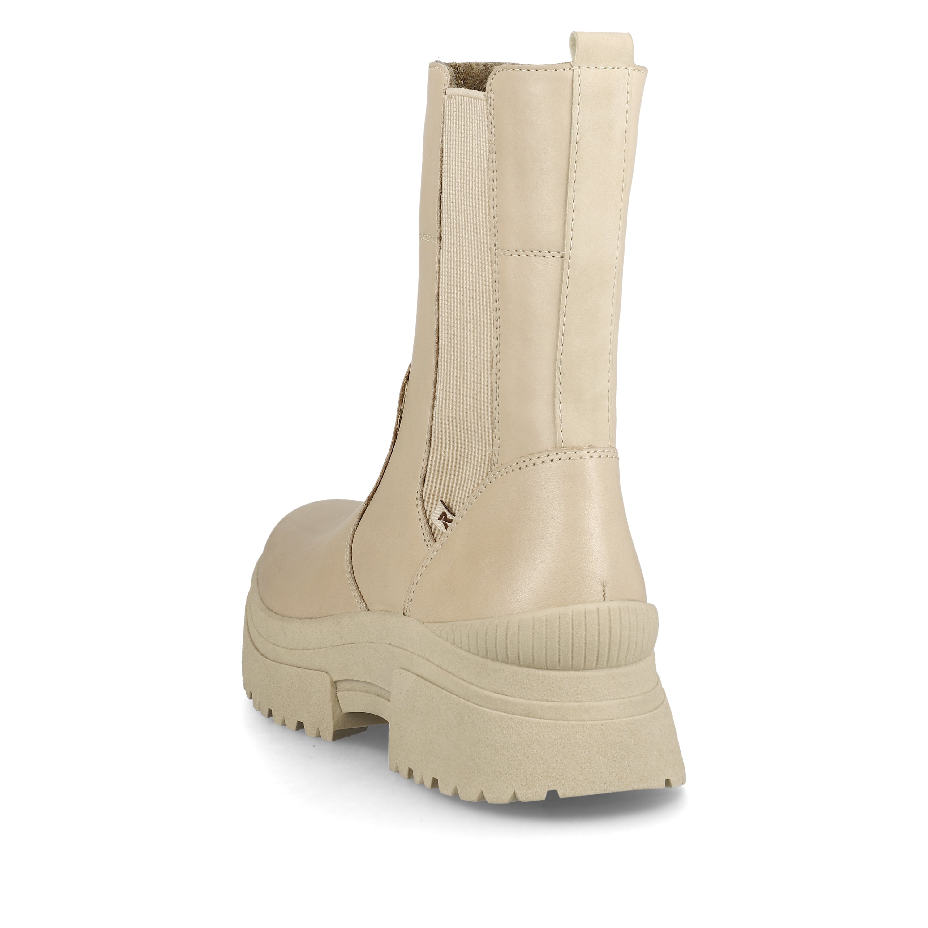 Rieker Damen Chelsea Boots creme beige