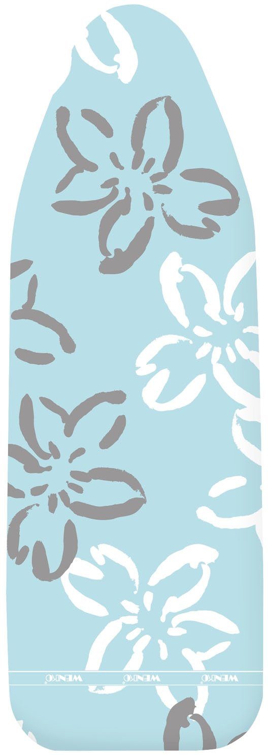 WENKO Bügelbrettbezug Comfort M, 100% Baumwolle, Bügelfläche 125x40 cm