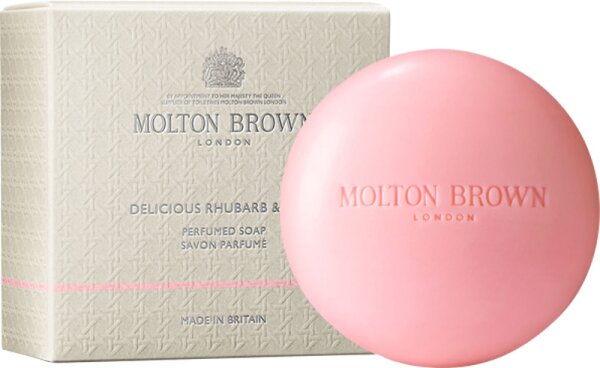 Molton Brown Delicious Rhubarb & Rose Perfumed Soap Stückseife