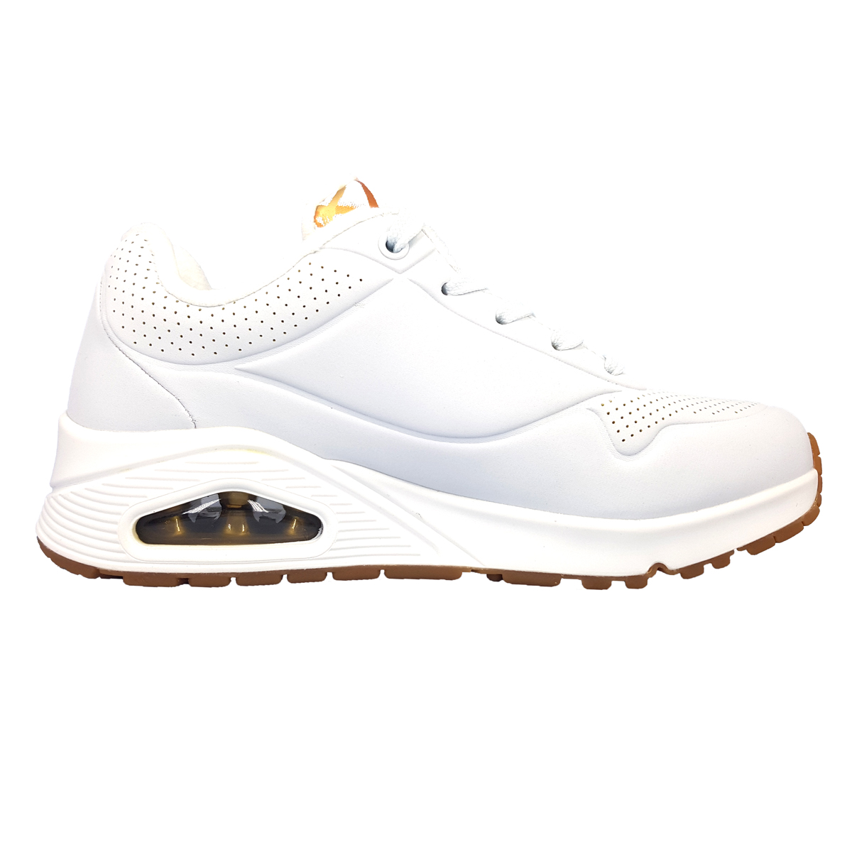 Skechers Uno 155523 Weiß WTGD white/ gold