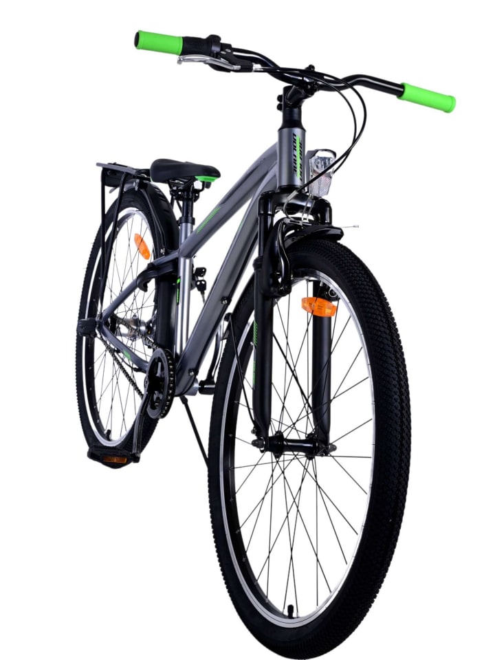Volare Kinderfahrrad Cross für Jungen 26 Zoll Kinderrad in dunkelgrau 3 Gänge 9 Jahre günstig kaufen onesize