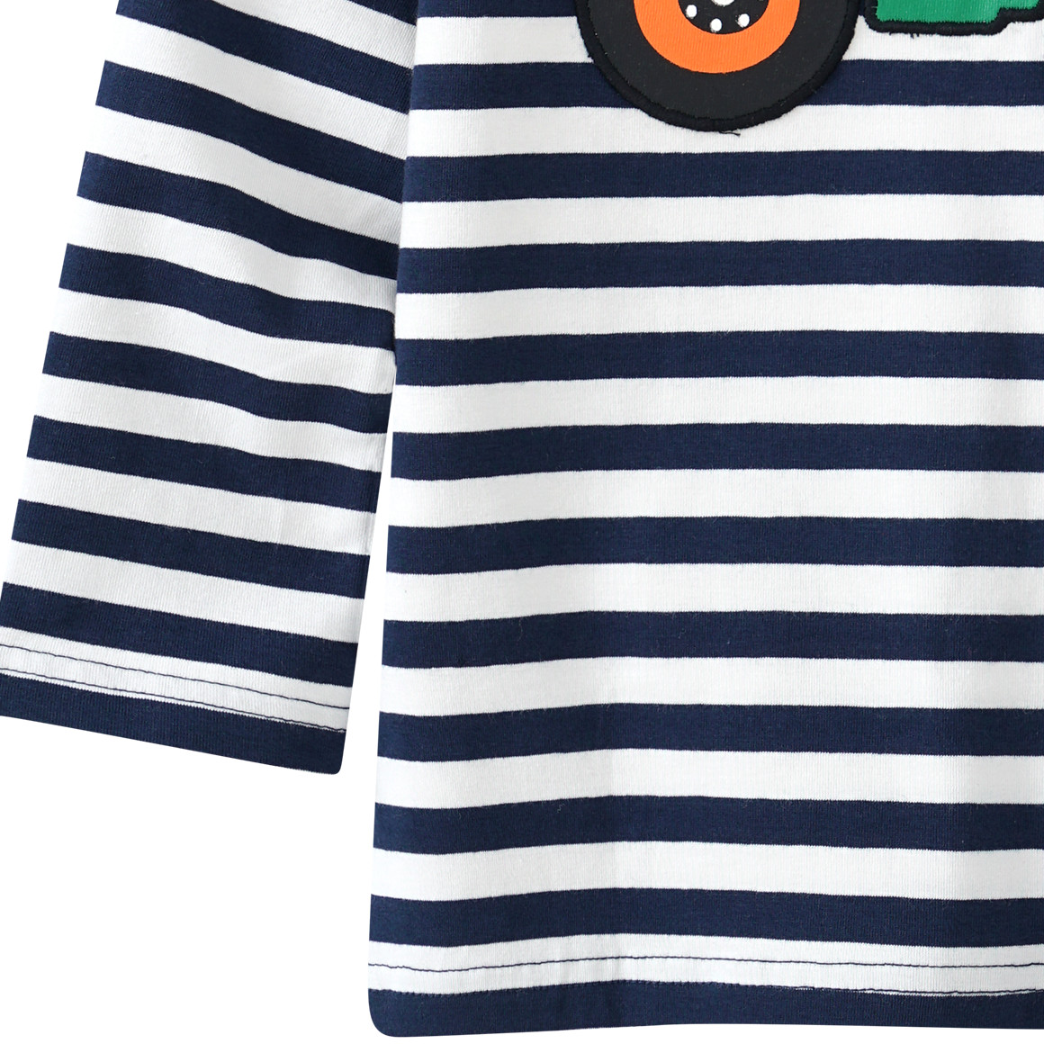 Kinder Langarmshirt mit Blockstreifen