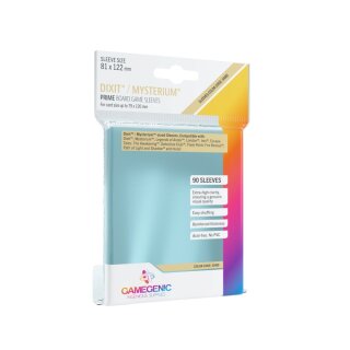 Gamegenic - Prime Dixit Sleeves 81 x 122 mm - Clear (90)