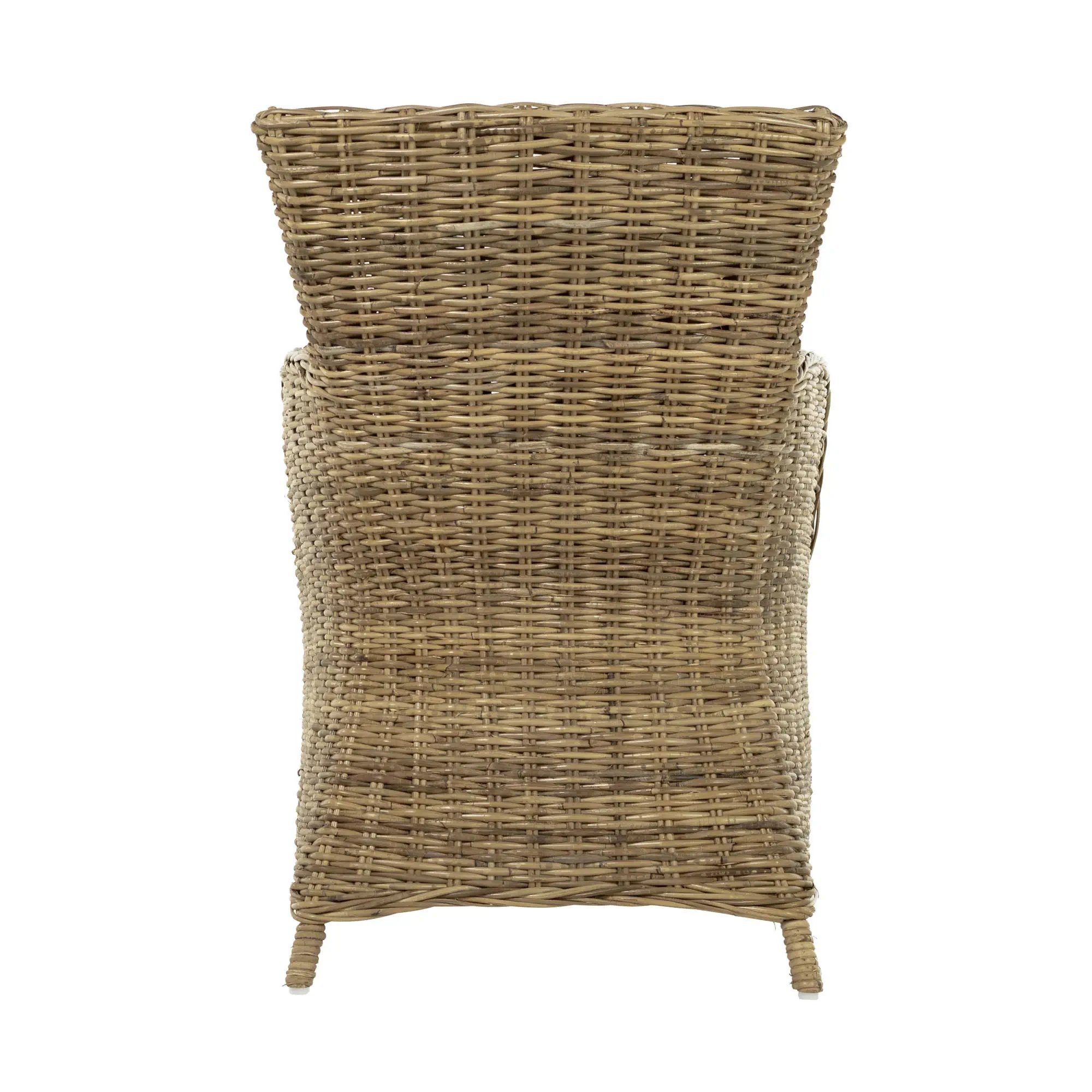 Novasolo Rattanstuhl Wickerworks (2er-Set Stühle, 2 St), Niedrige Rückenlehne, Rook, Rook Dining Stuhl (2er-Set)