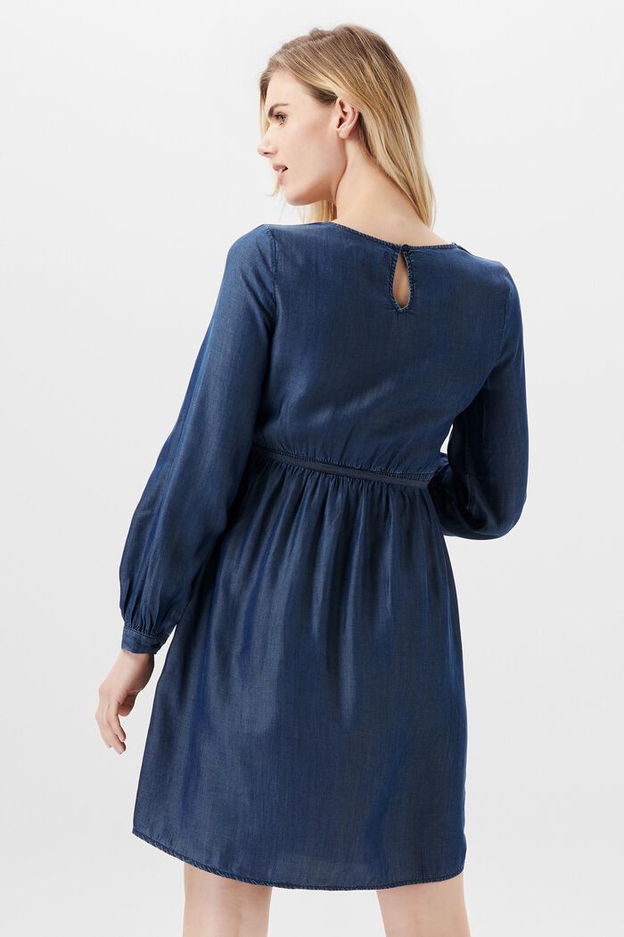 Kleid im Denim-Style mit Stillfunktion, TENCEL™