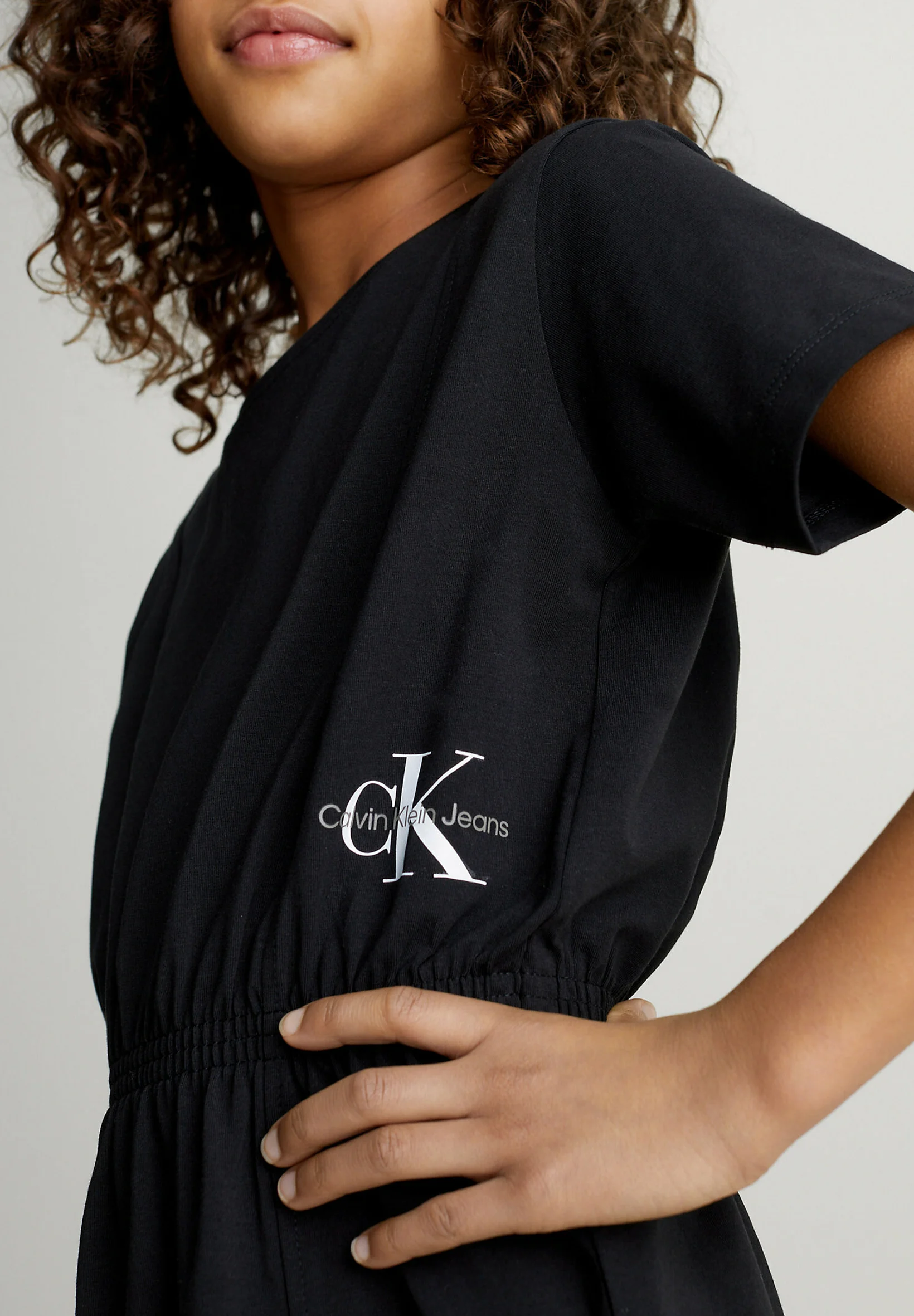 Calvin Klein Jeans MONOGRAM - Vestido de punto