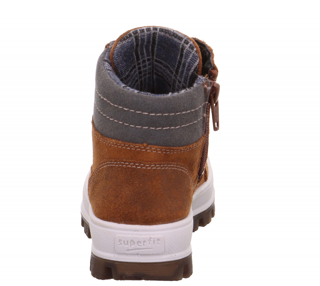 TEDD - Braun/Grau Boots mit Reißverschluss
