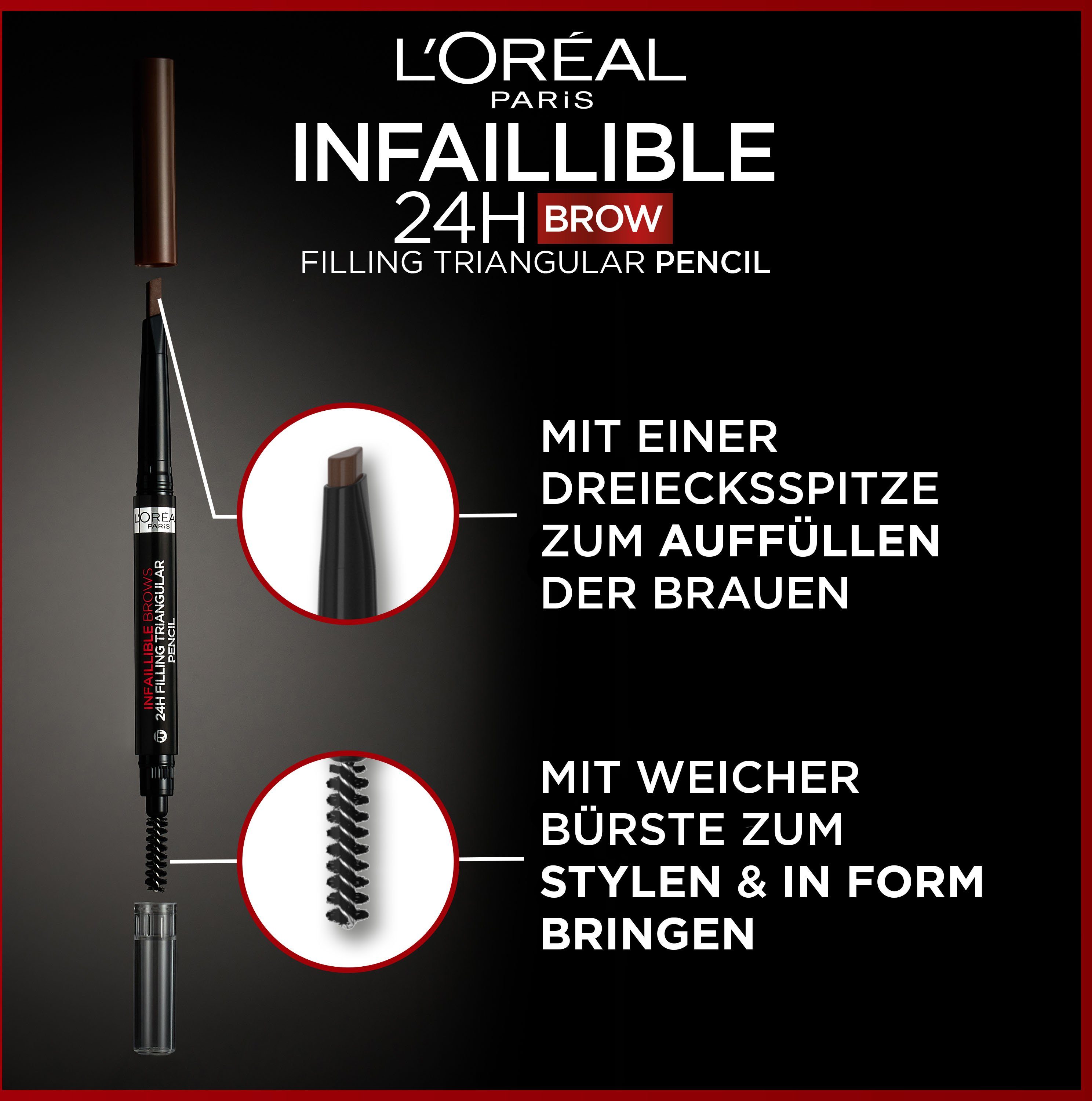 L'ORÉAL PARIS Augenbrauenpflege L'Oréal Paris Infaillible Brows 24h Pencil