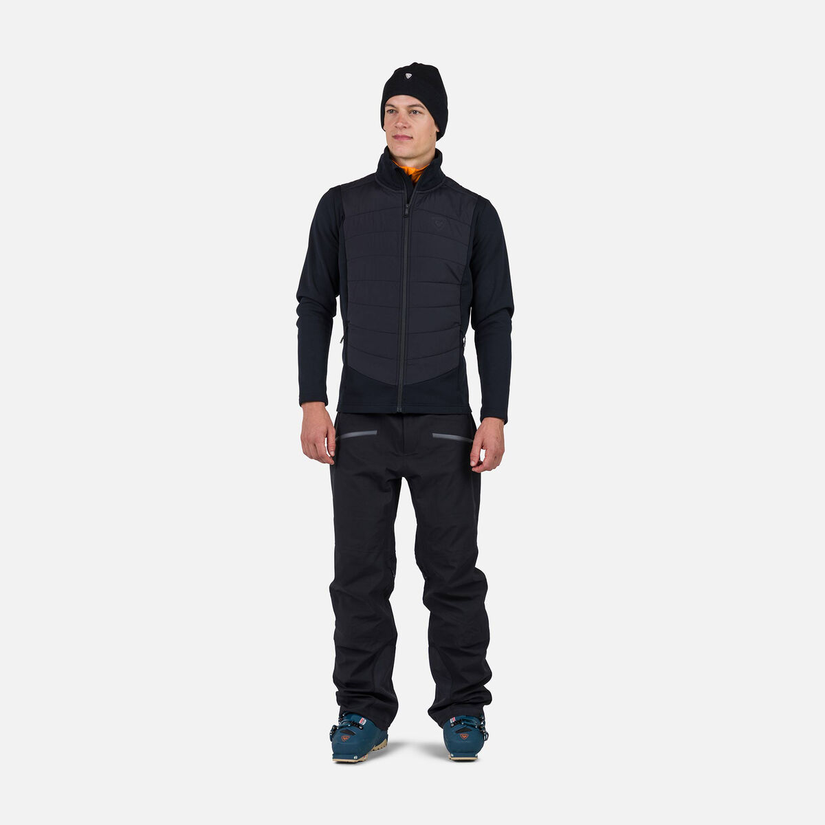 Herrenjacke mit durchgehendem Reißverschluss Classique Hybrid