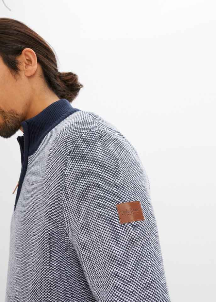 Pullover mit Stehkragen