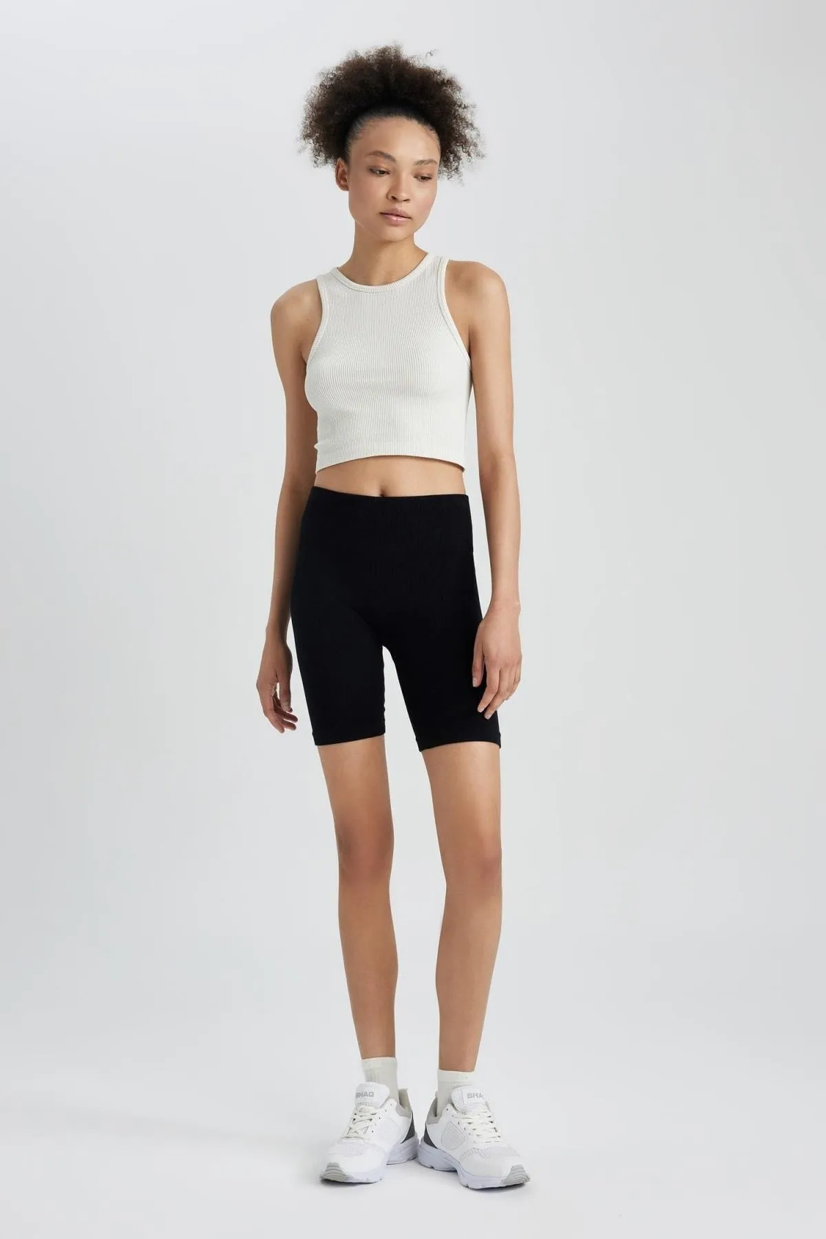 DeFacto  Fit Seamless Crew Neck Seamless Athlete Y8435az23hs