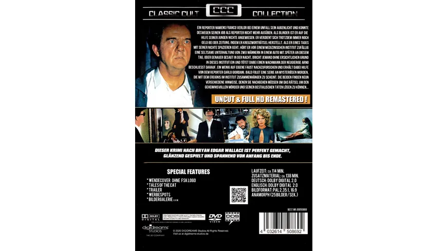 Die neunschwänzige Katze - Classic Cult Collection - Uncut  (HD Remastered)