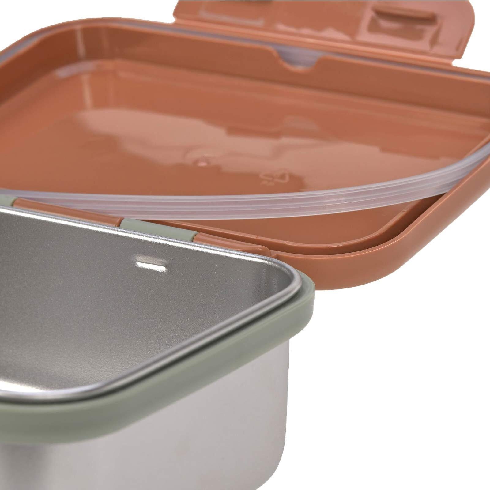 LÄSSIG Lunchbox Edelstahl Lunchset, Edelstahl, (2-tlg)