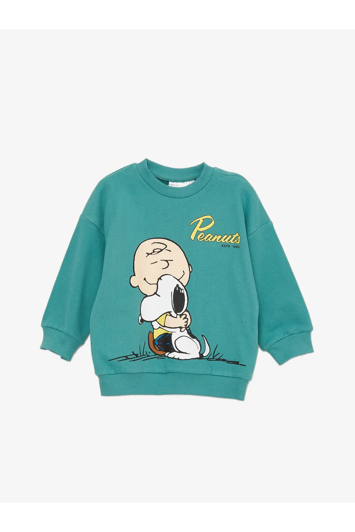 LC Waikiki  2er-Set aus Sweatshirt mit Rundhalsausschnitt, langen Ärmeln und Snoopy-Aufdruck und Jogginghose
