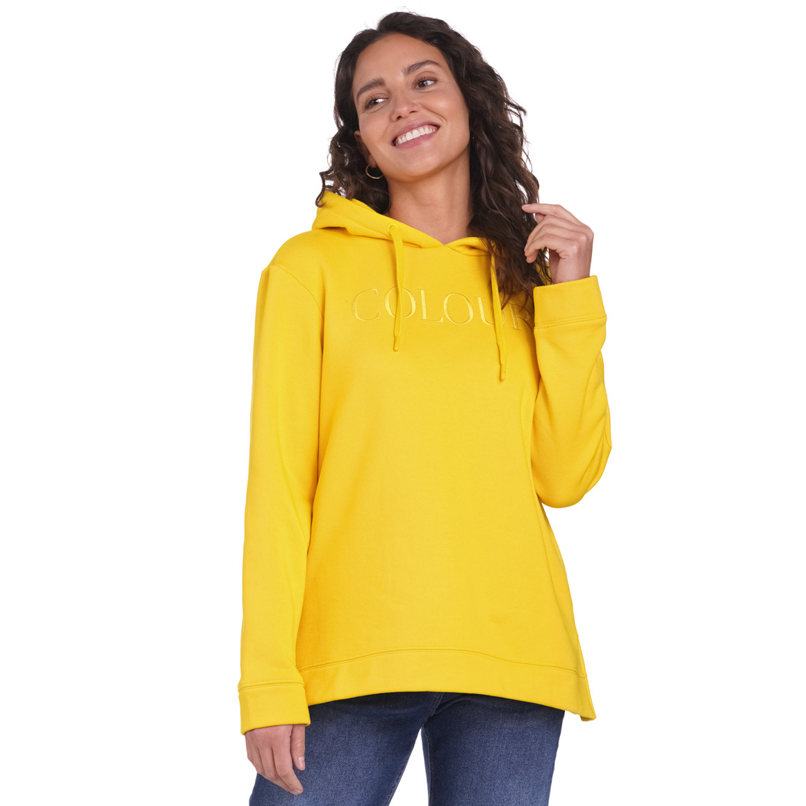 Damen Hoodie mit Stickerei