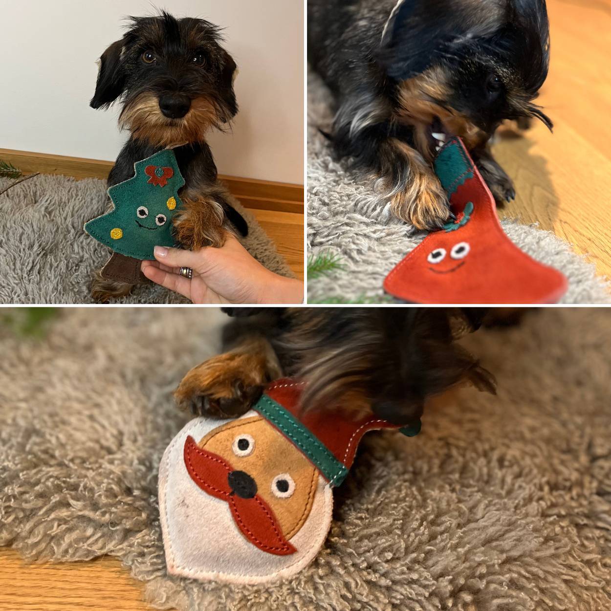 ChronoBalance Spielmäuse & Bälle ChronoBalance Weihnachtsspielzeuge aus Leder