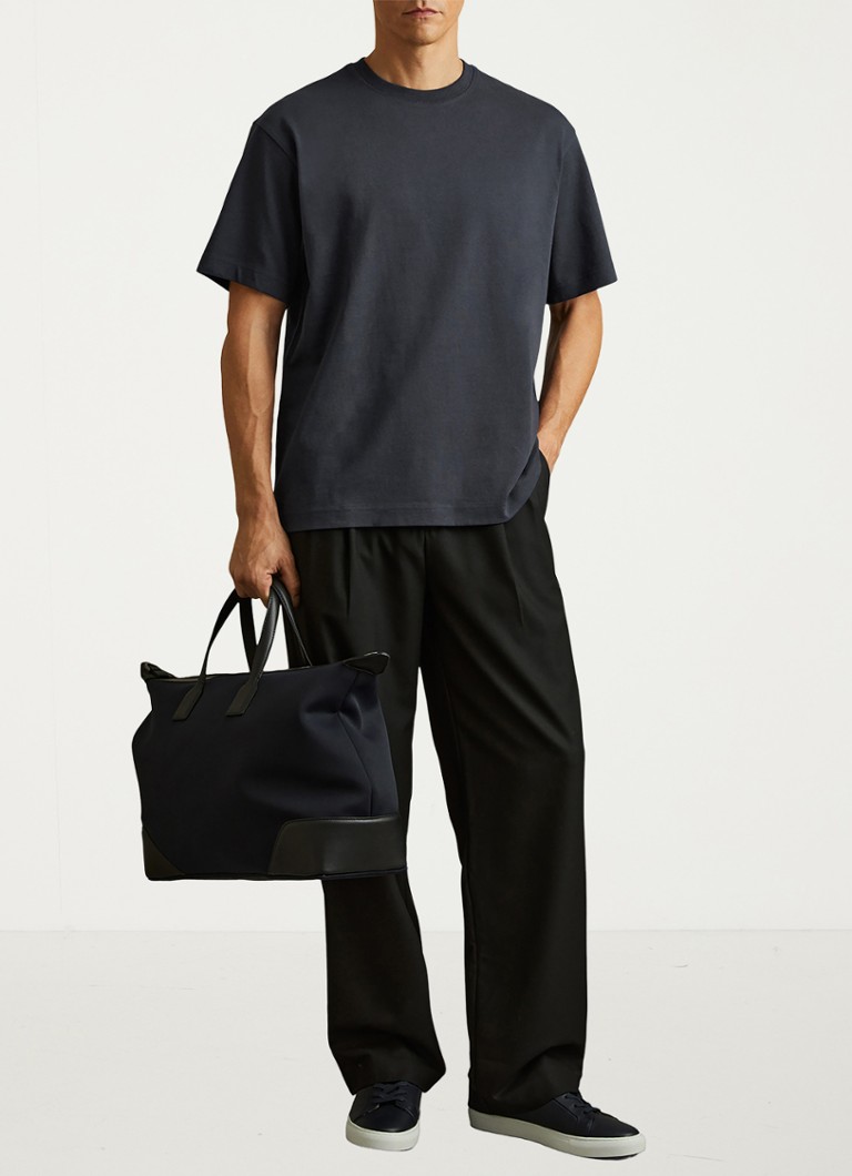 T-shirt oversize Reiss Tate con scollo rotondo e maniche corte