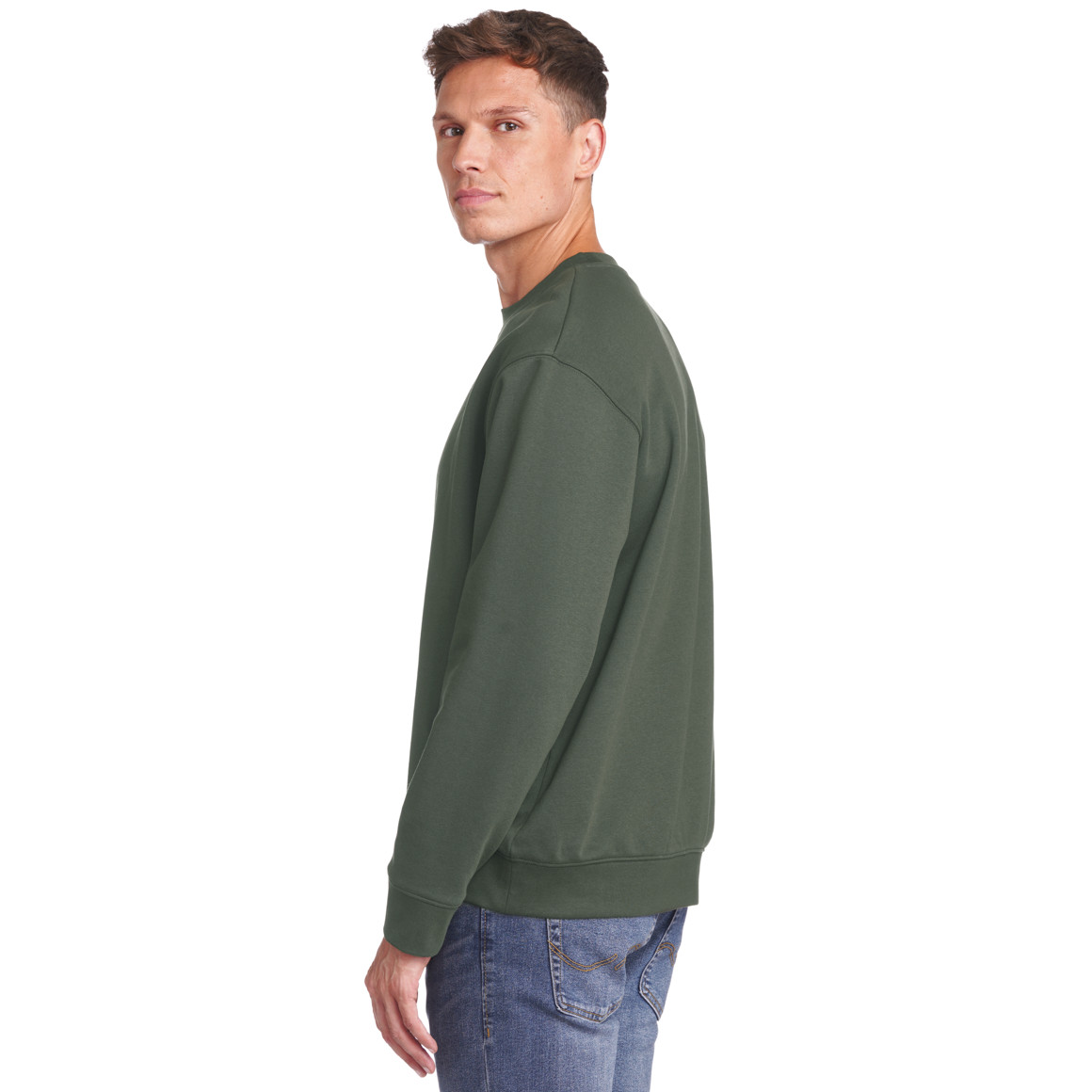 Herren Sweatshirt mit Rundhalsausschnitt