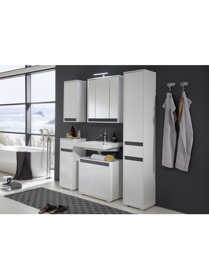 ebuy24 Badschrank Sol Weiß 35 x 23 cm günstig kaufen onesize