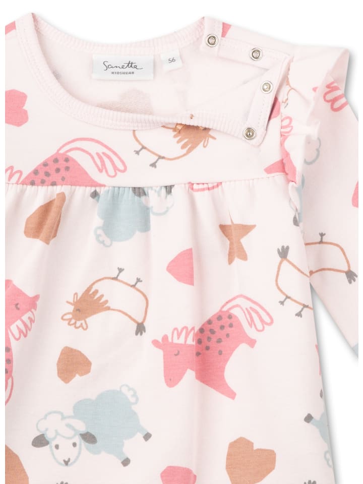 Sanetta Jerseykleid in Rosa günstig kaufen 86