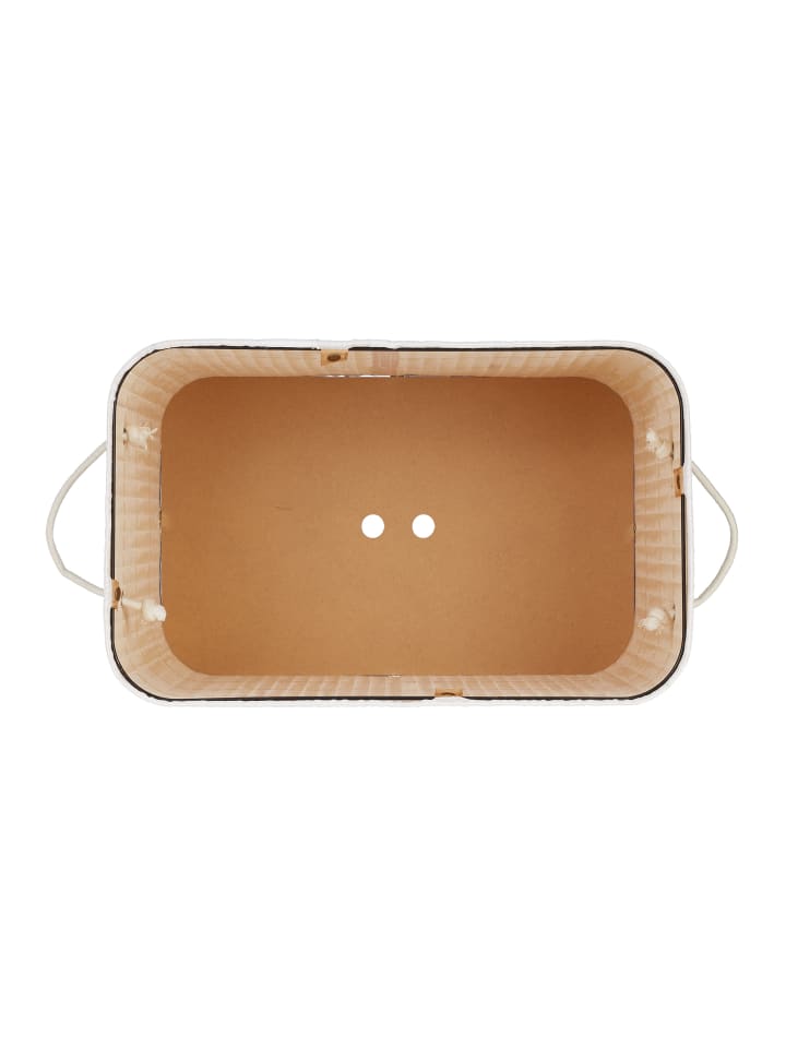 relaxdays Wäschekorb in Weiß - (B)55 x (H)63 x (T)35 cm günstig kaufen onesize