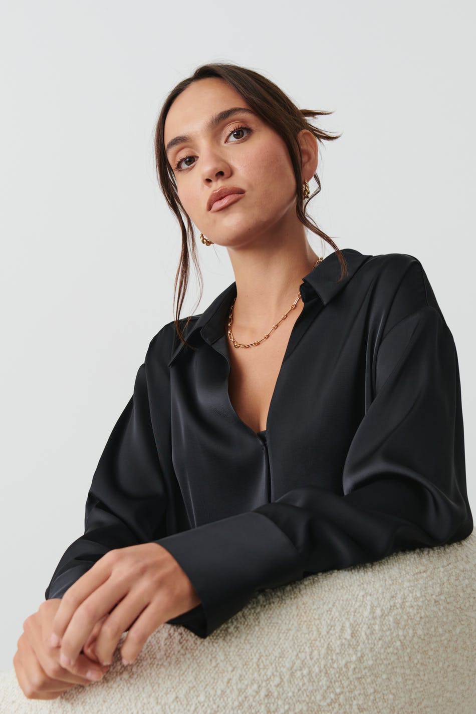 Satin shirt