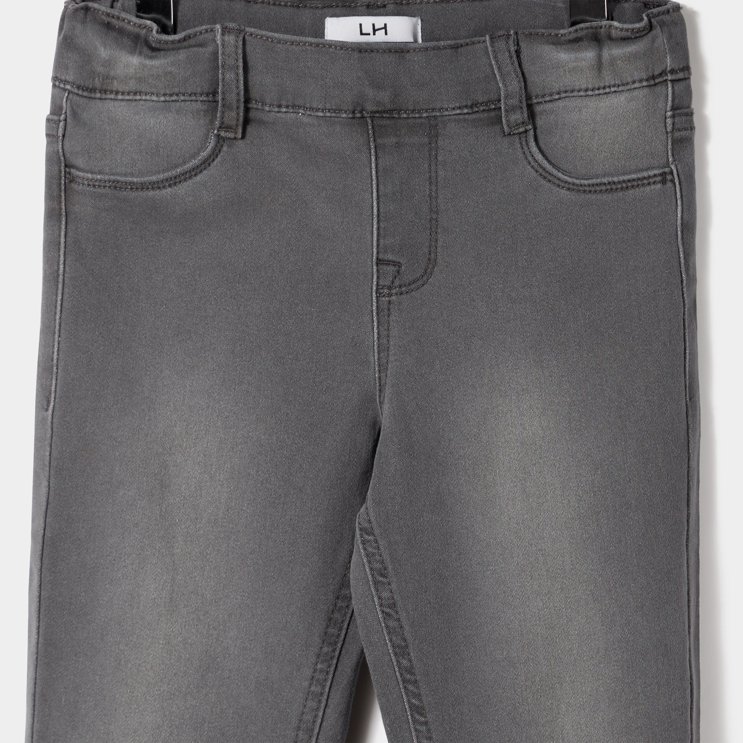 Jegging taille élastiquée denim gris fille | La Halle