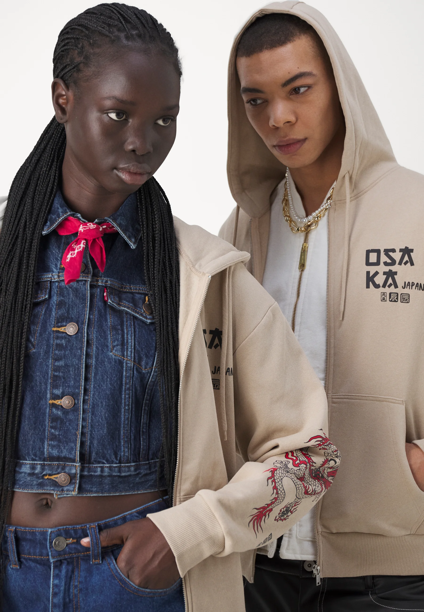 Jack & Jones JORDRAGONIA ZIP HOOD UNISEX - Sudadera con cremallera