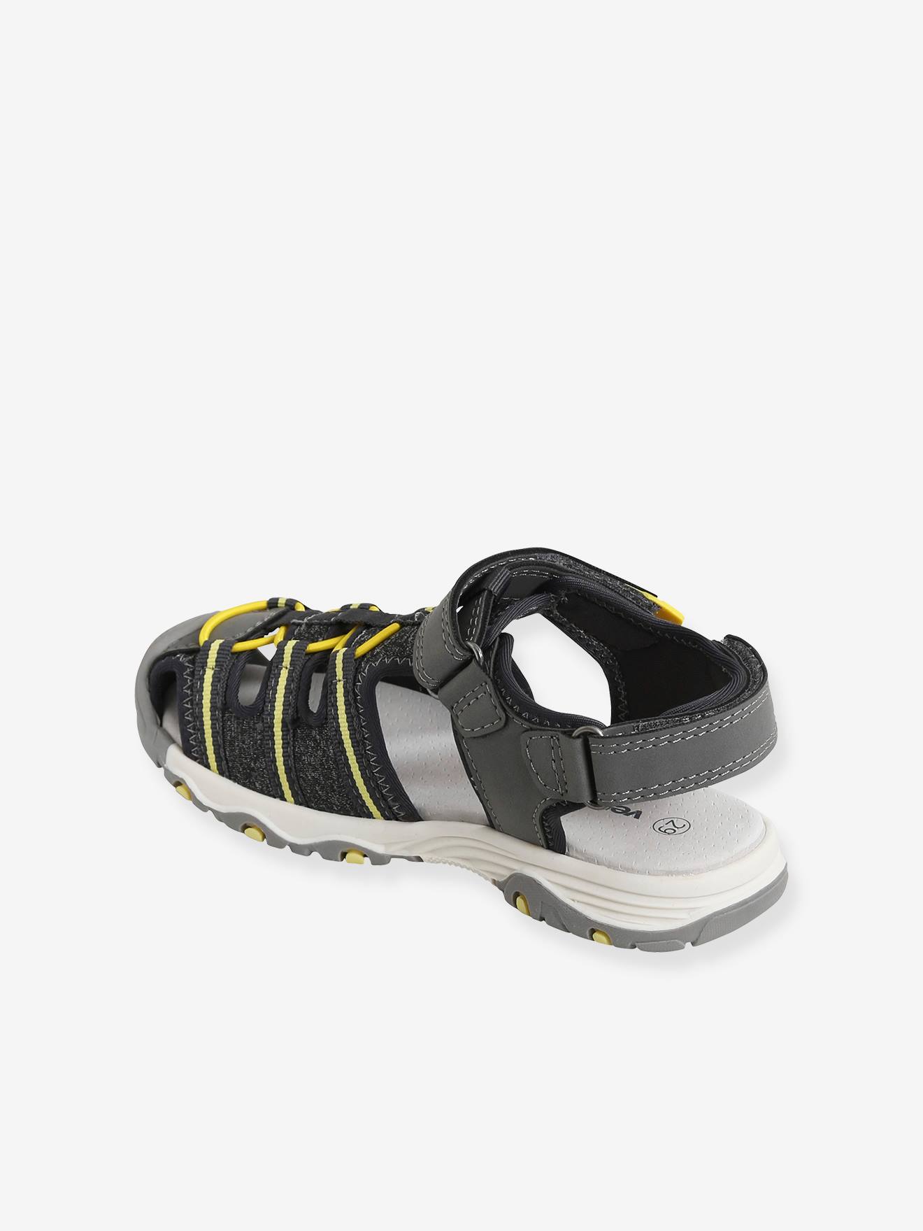 Vertbaudet Jungen Outdoor-Sandalen - grau
