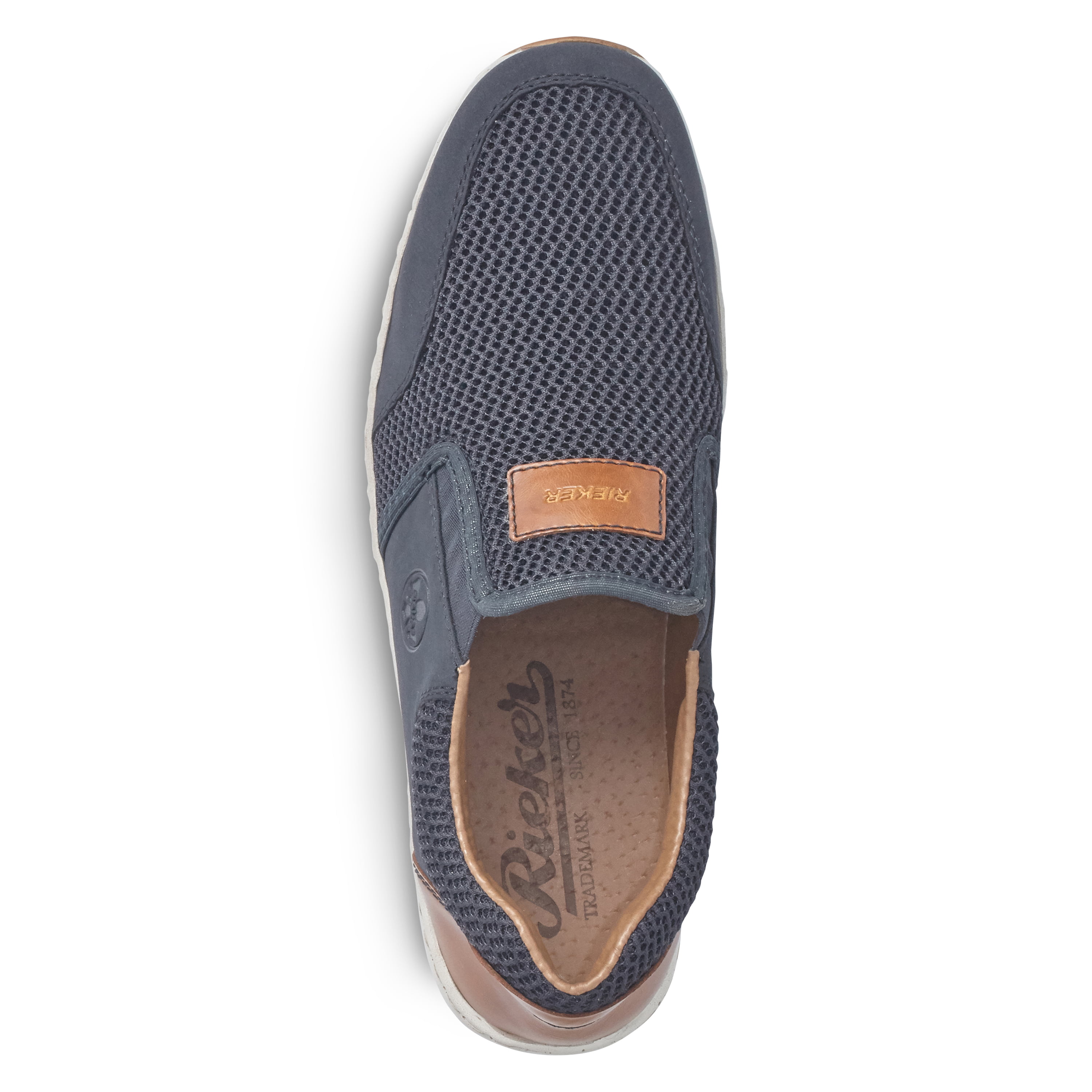 Rieker Herren Slipper schieferblau