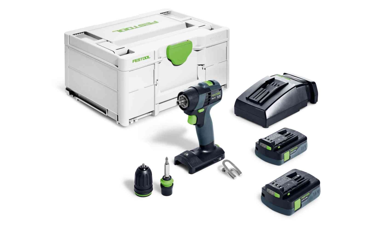 Festool 576895 TXS 18 C 3.0-Plus batteridrevet drill