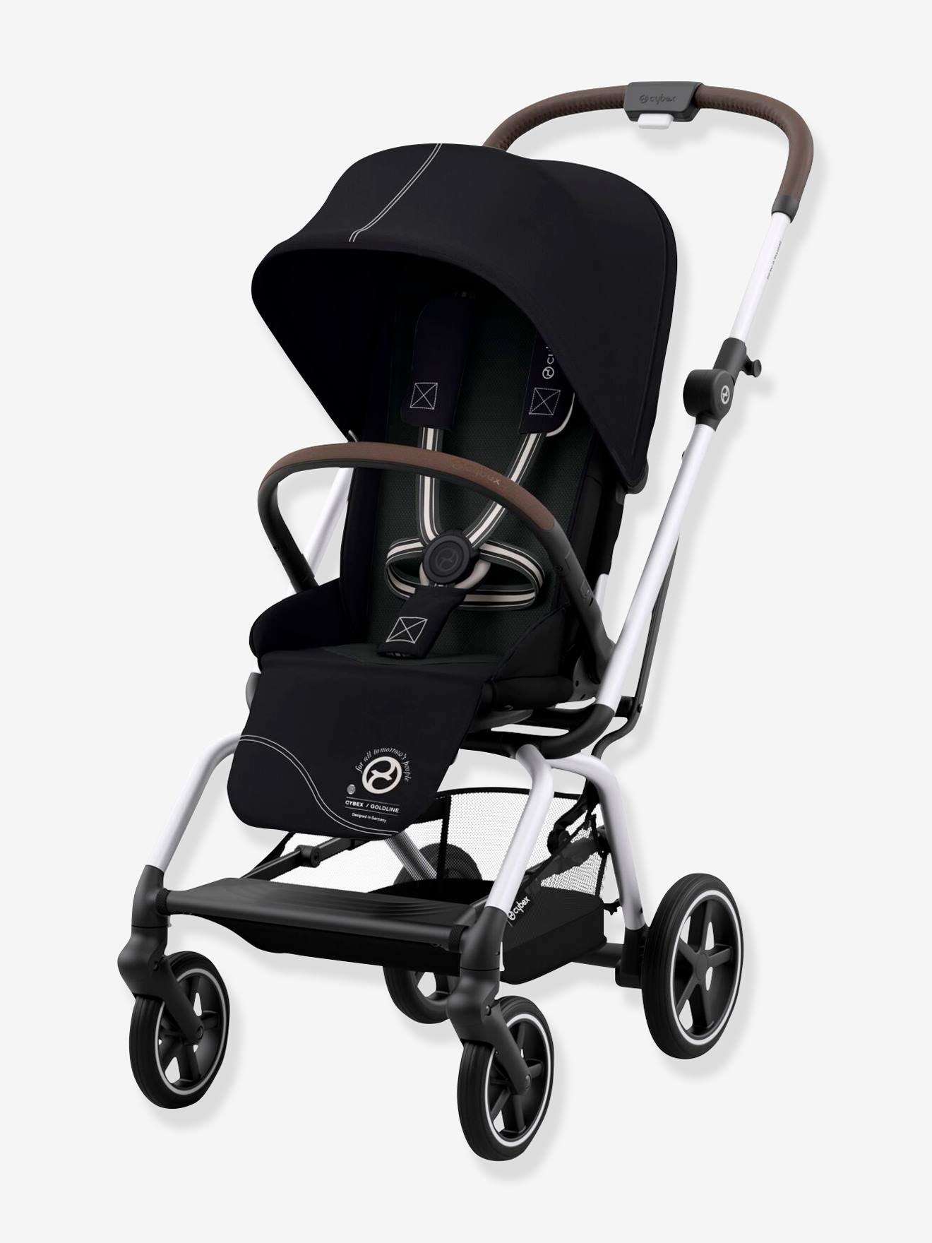 Poussette réversible tout-terrain CYBEX Eezy S Twist+ 2 noir (moon black)