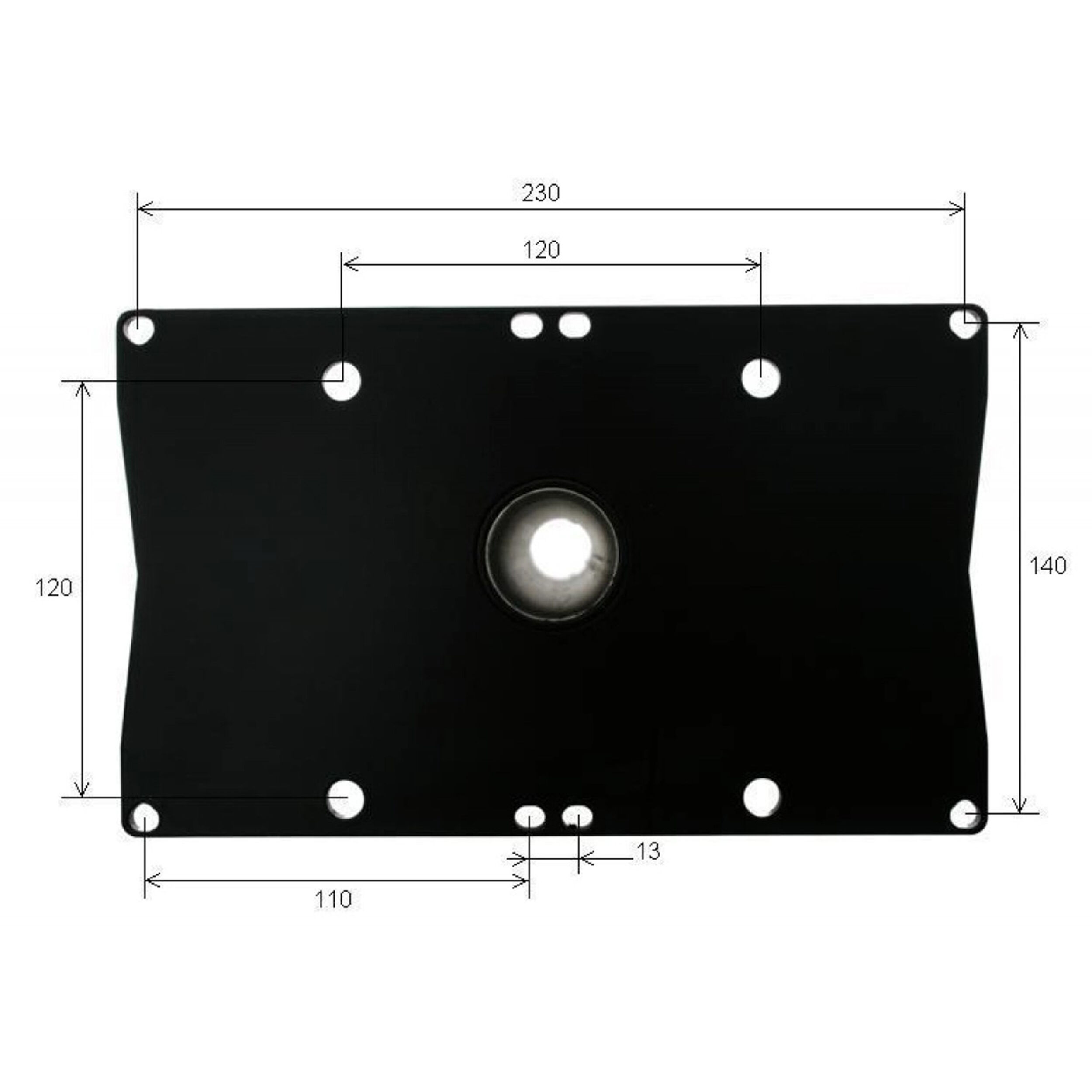 Pro Masters CB14 Standfuß - Schwarz