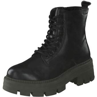 Tamaris Schnür Boots in schwarz