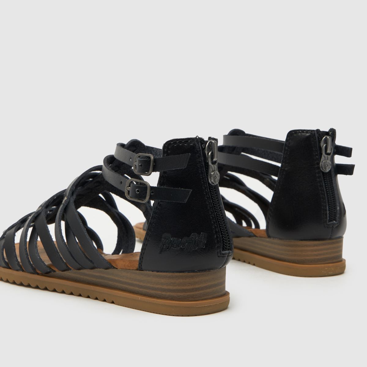 Blowfish Malibu – Svarta, bloomy-sandaler