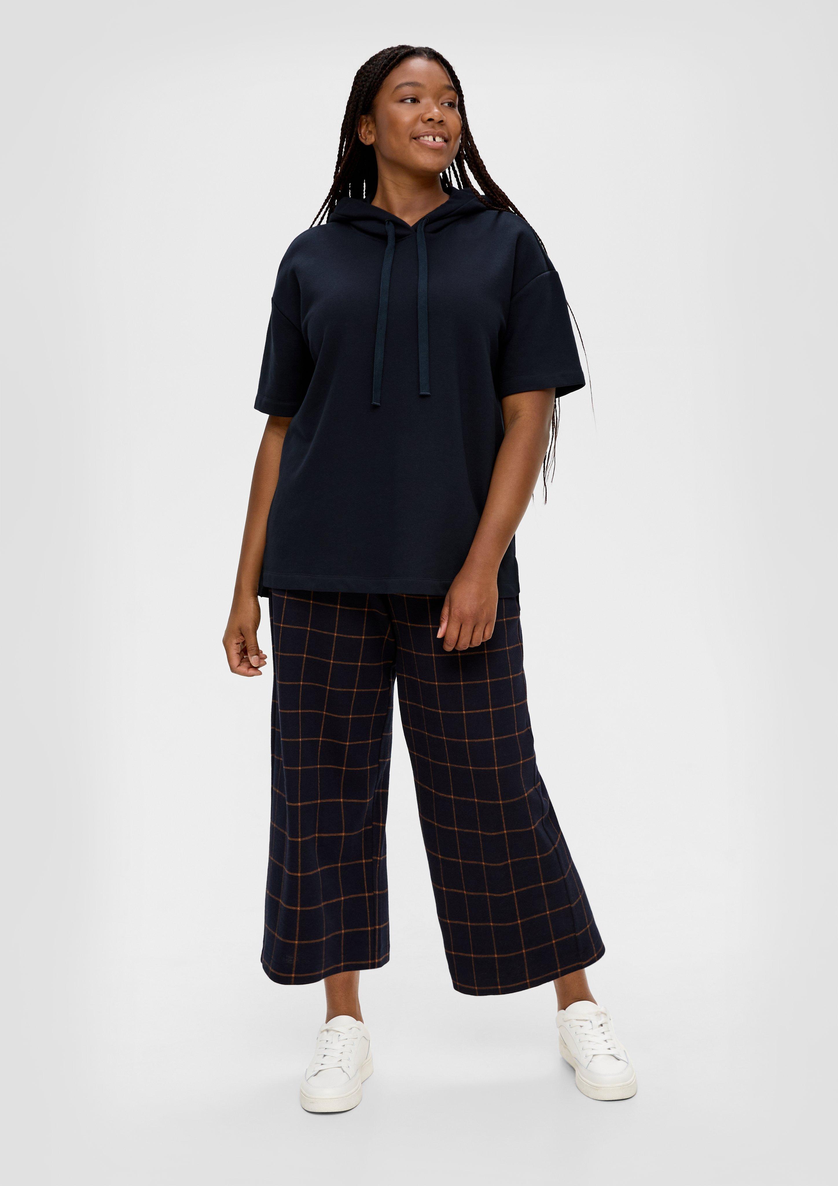 Kapuzensweatshirt mit kurzen Ärmeln  2136681-5959