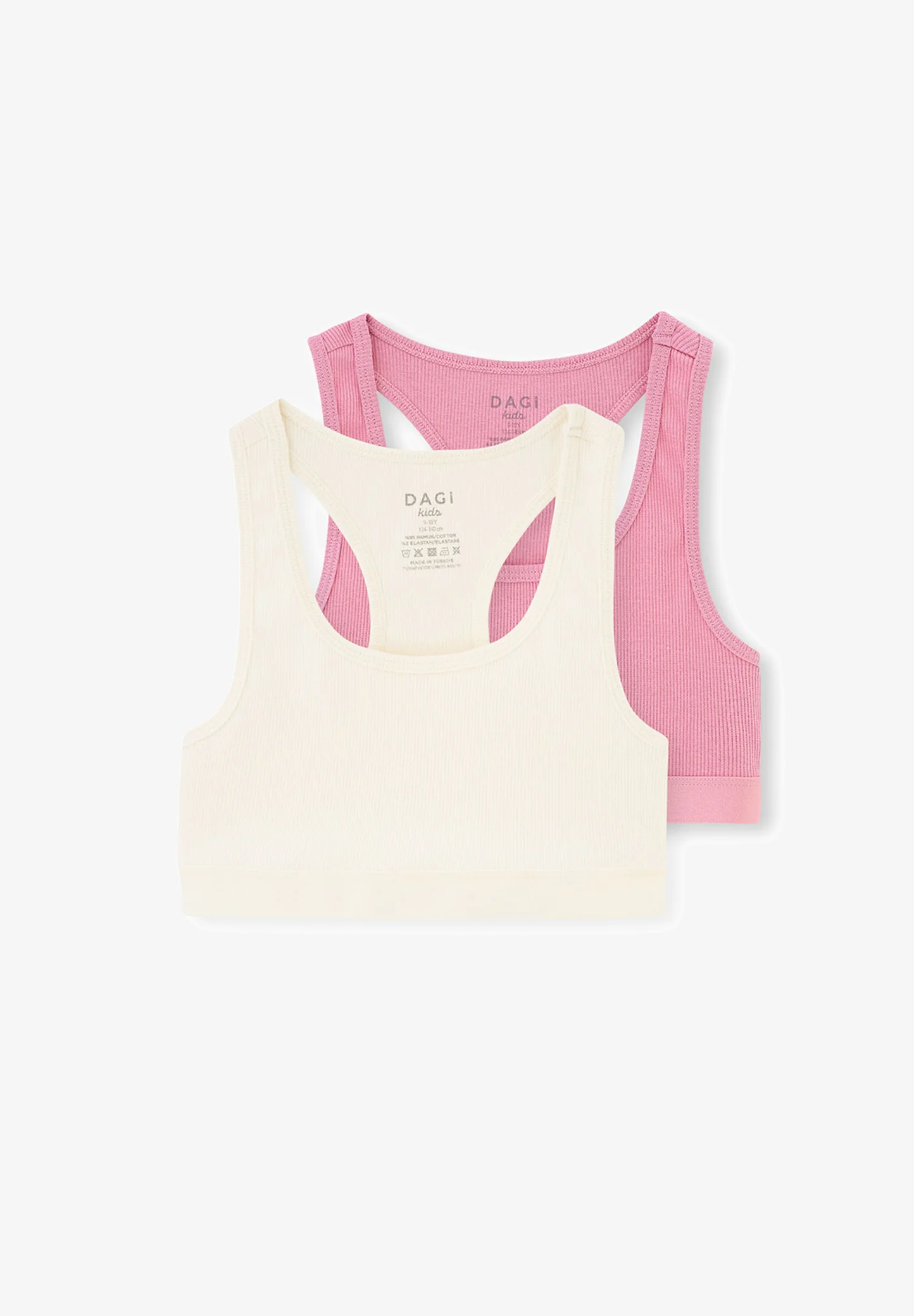 DAGI PACK DE 2 CORREAS CON TIRANTES GRUESOS Y CUELLO EN U - Bustier