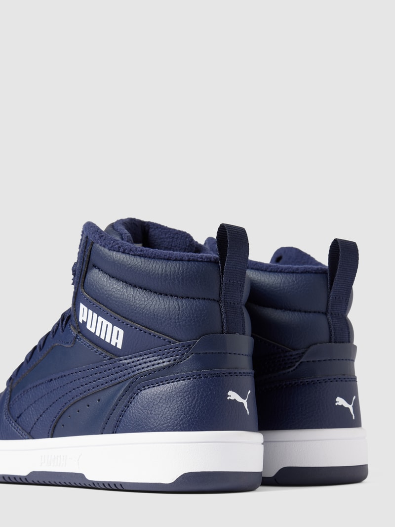 High Top Sneaker mit Label-Details Modell 'Rebound V6 Mid' in marineblau