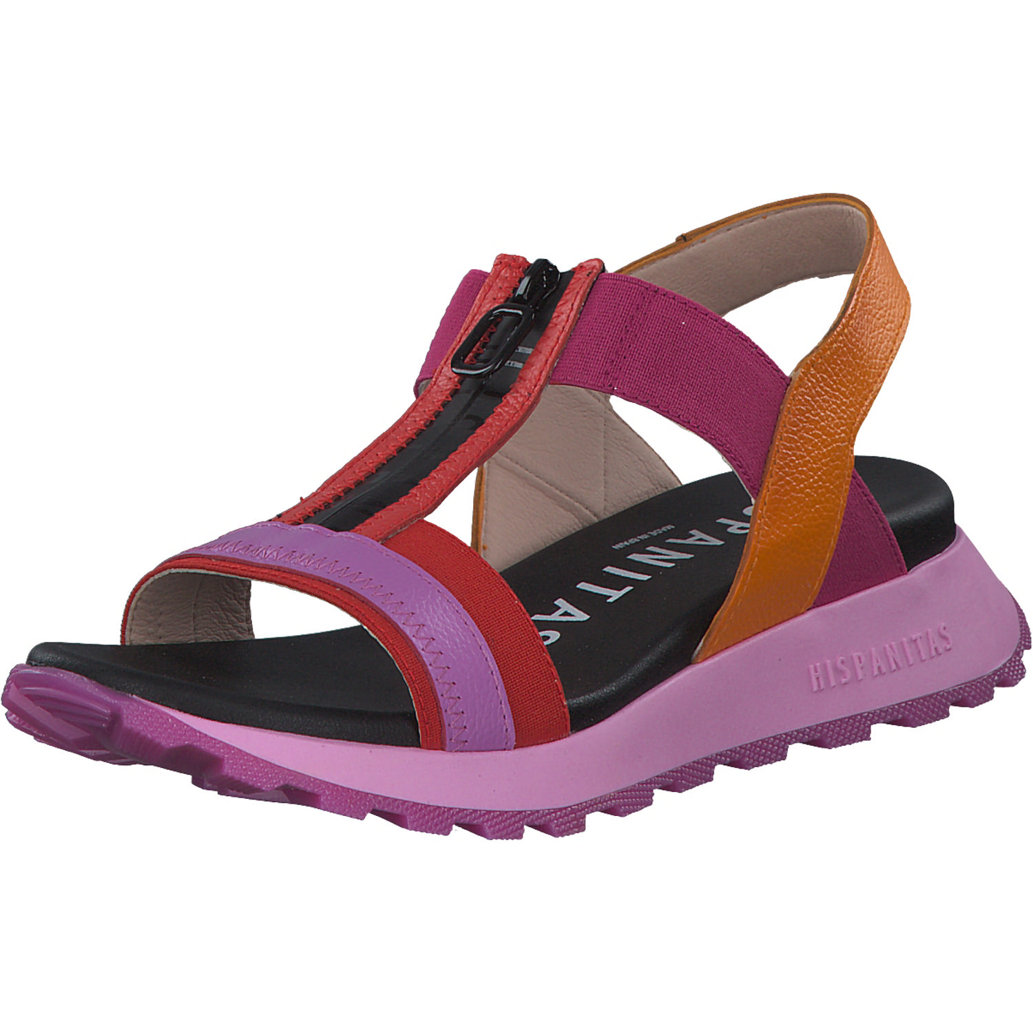 Hispanitas Schuhe Maui HV243308, Keilsandaletten, Damen, Mehrfarbig