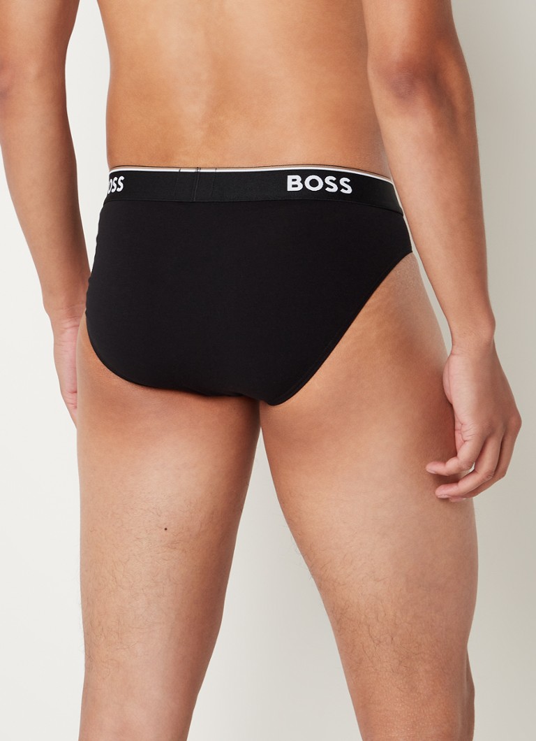 HUGO BOSS Briefs with logo band in 3-pack