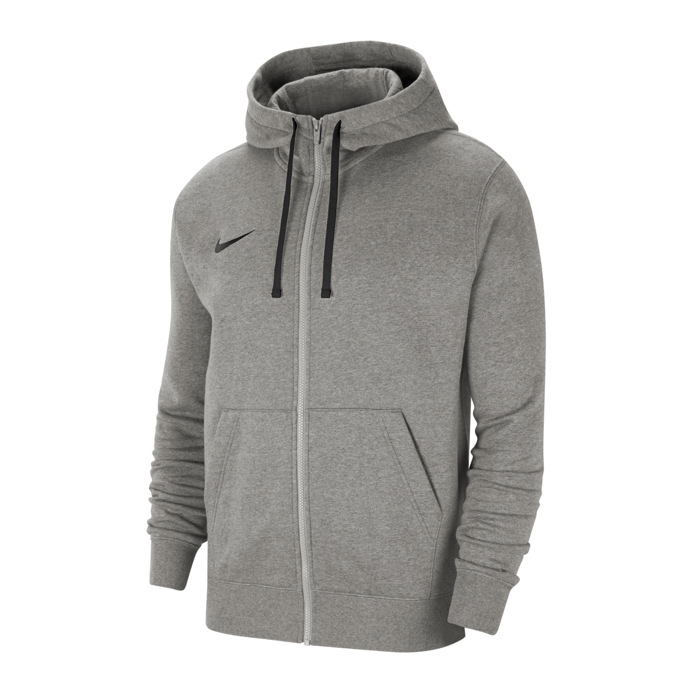 Nike Park 20 Fleece Kapuzenjacke Grau Schwarz F063