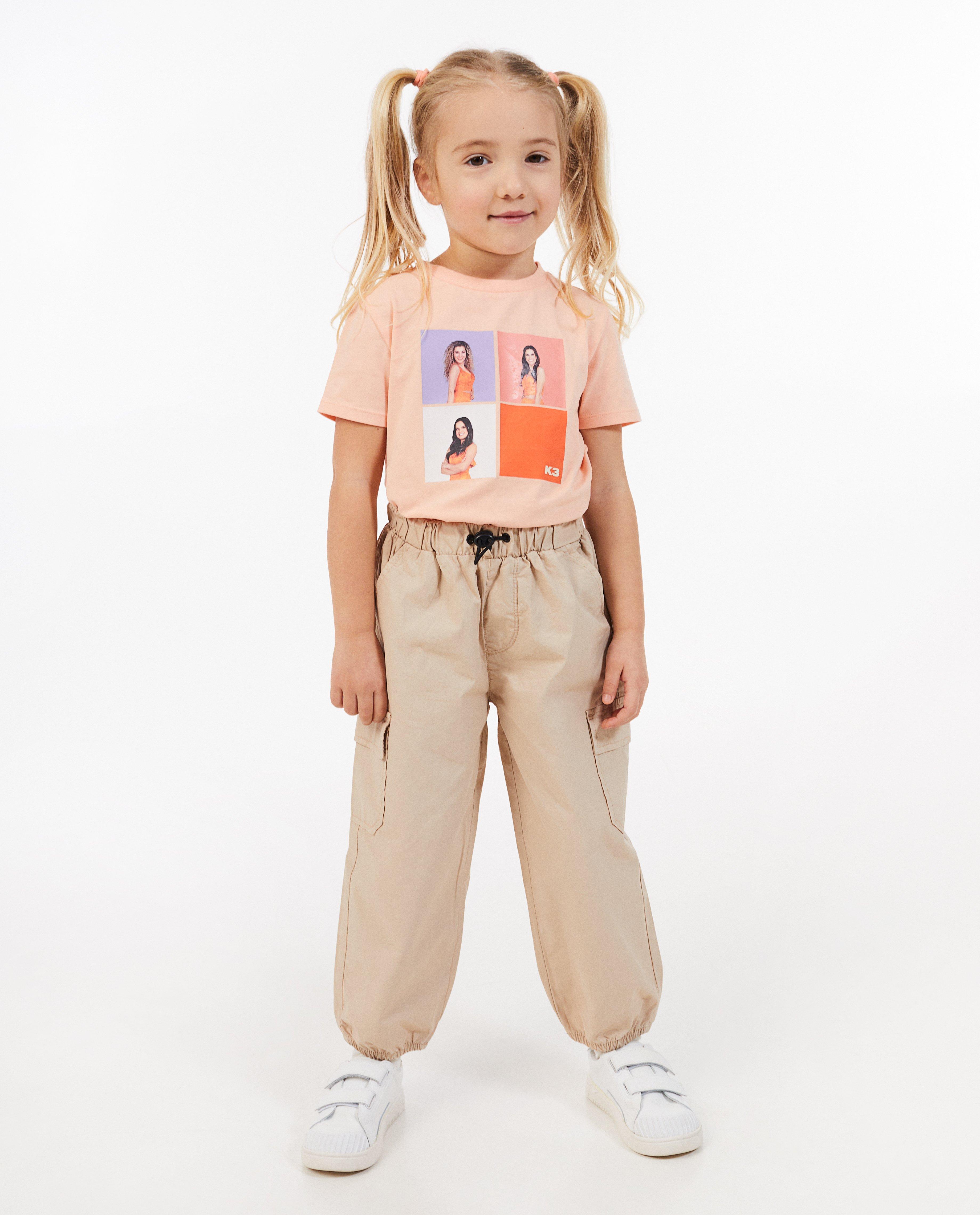 Tricou K3 cu imprimeu foto roz deschis