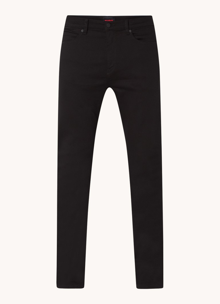 Jeansy HUGO BOSS 708 slim-fit z efektem sprania