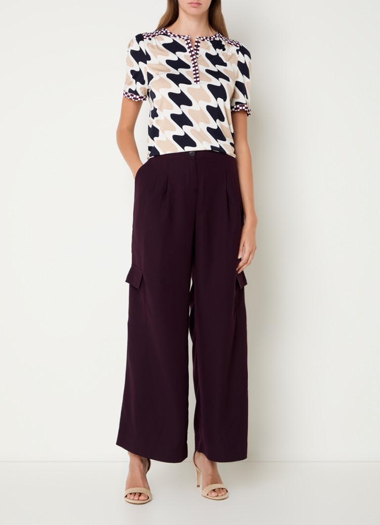 Maglia a maniche lunghe stampata Phase Eight Suki