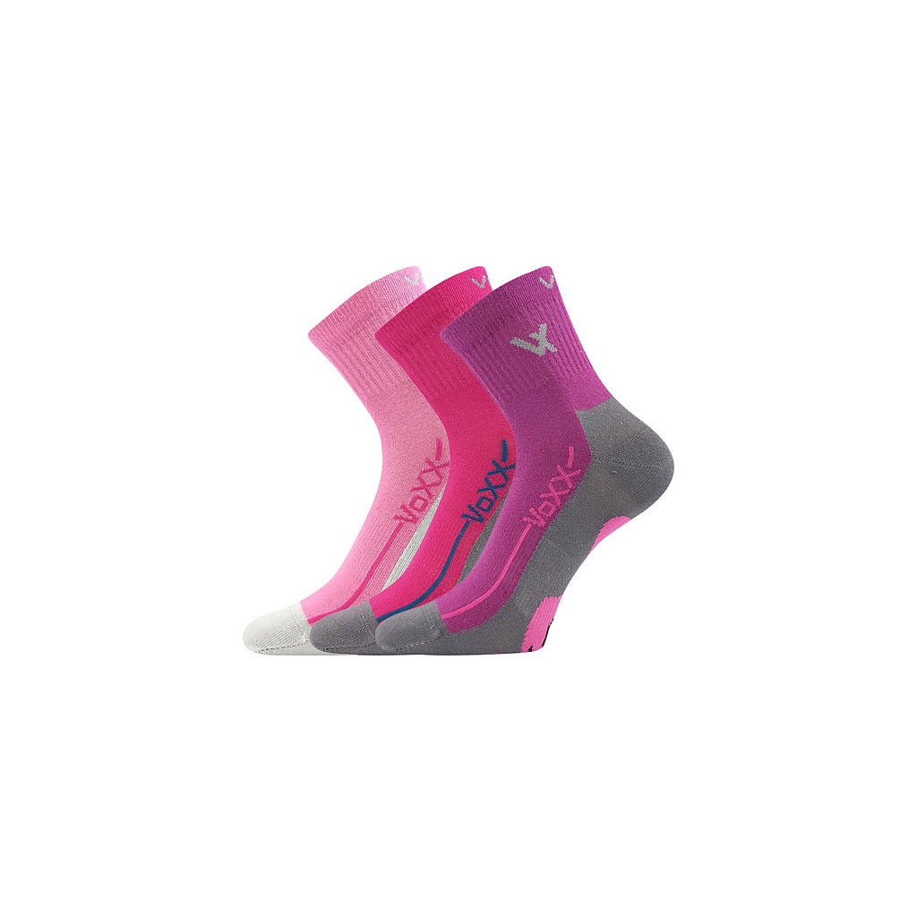 Voxx Barefootik Mix B Girls Barfußsocken, 3 Paare