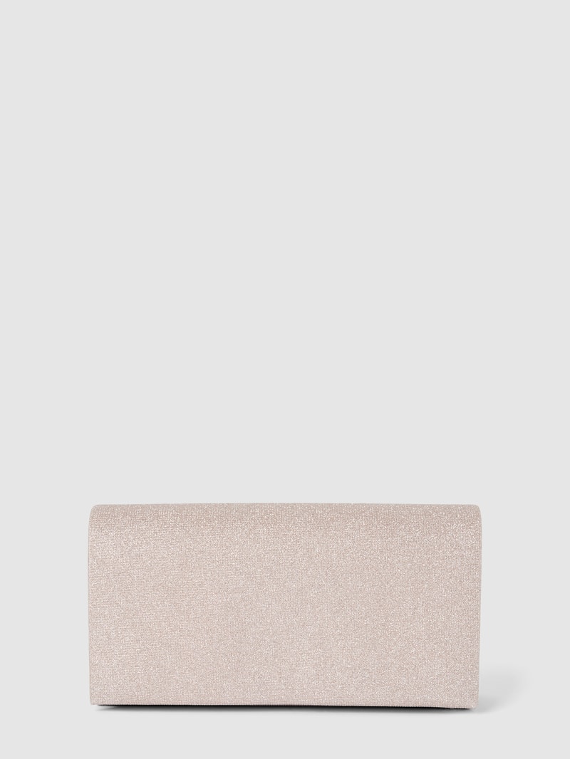 Clutch im schimmernden Design in hellrosa