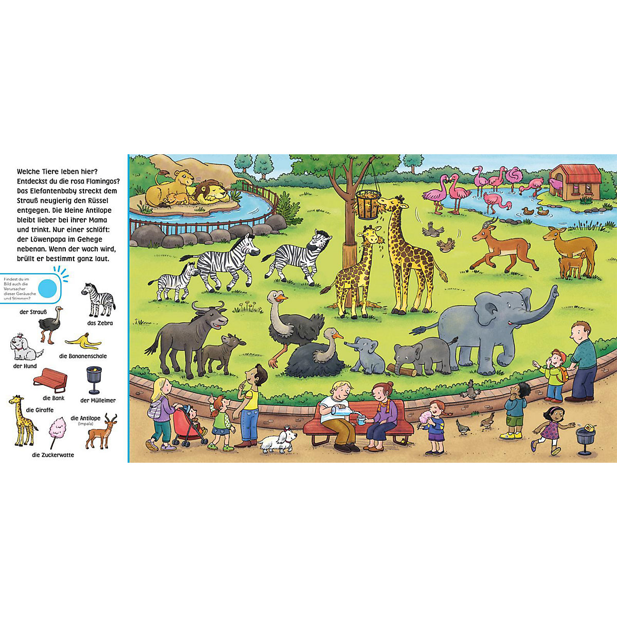 Hör mal: Wimmelbuch: Im Zoo